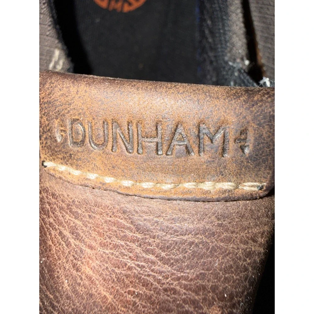 Dunham Cloud Mens Brown Leather Slip On Loafers DAN04BR Size 15 D